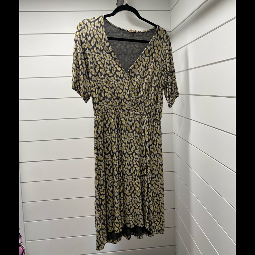 Olive and gray Sizw 4 Dress